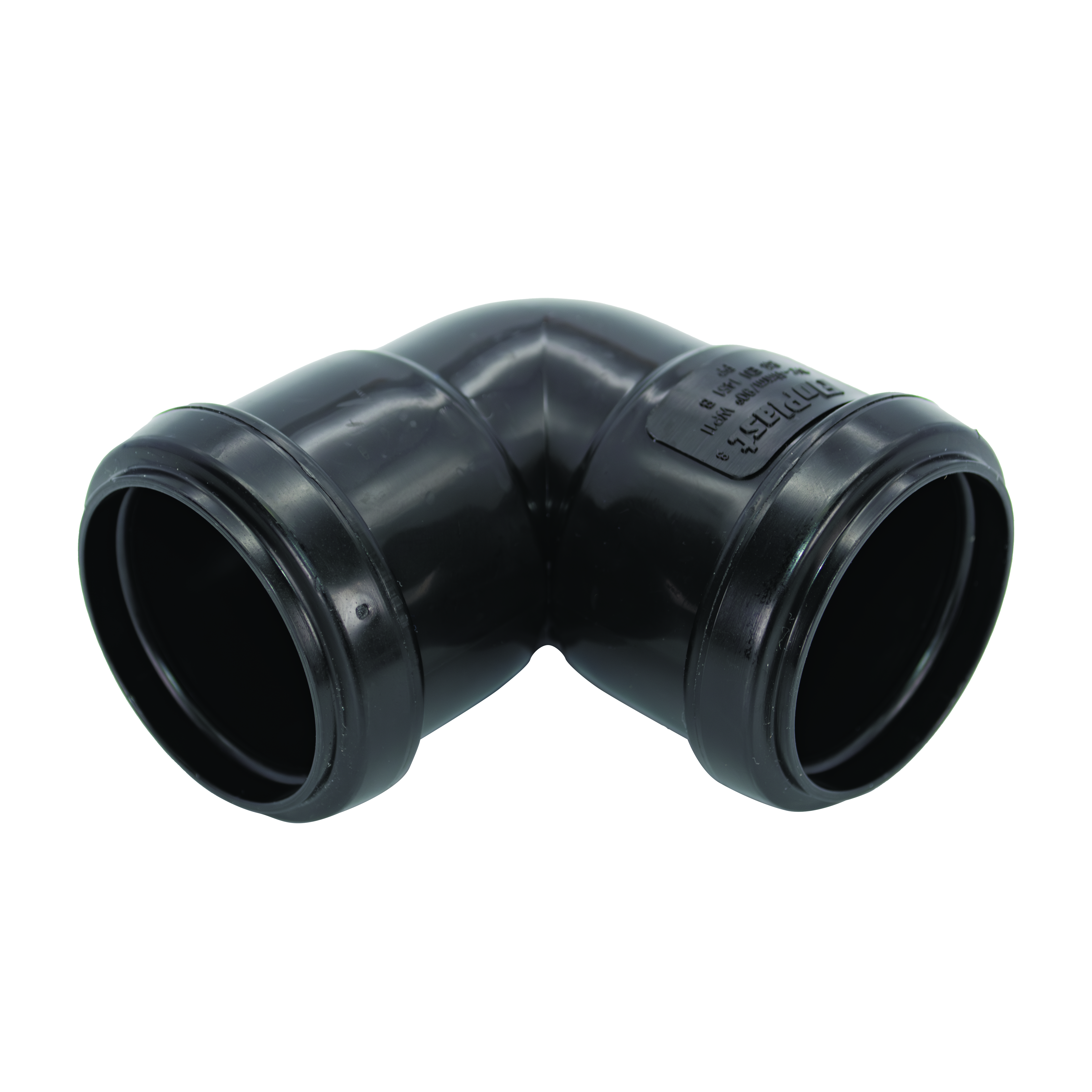 40mm Push fit Waste Black